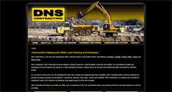 Desktop Screenshot of dnscontracting.com